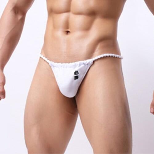 Mens Mini Briefs Male Fashion T-Back Underwear Thongs Trunks Underpants Japanese Sumo Gay G-strings Sexy Breathable Underwear