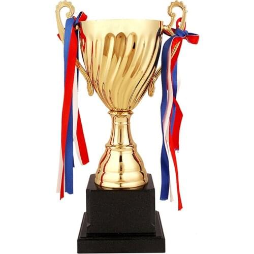 Customizable Trofeo Champions Trophy Contest Business Metal Coverless Trophies Award Football Trophies Medal Souvenir Cup