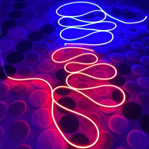 12V LED Neon Sign Tape Garland 1M/2M/3M/4M/5M Outdoor Garden Door Decoration Neon Light DIY Letters Logo Neon Sign for Christmas