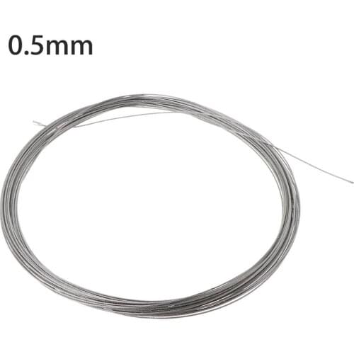 New 10m 304 Stainless Steel Wire Rope Soft Fishing Lifting Cable 7×7 Clothesline