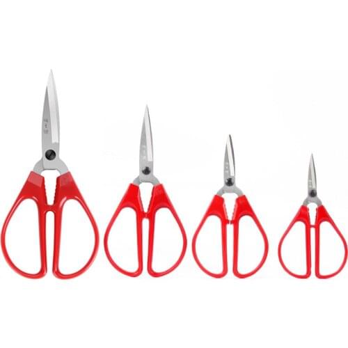 Stainless Steel Sewing Scissors Red Cross-stitch Shears Threads Embroidery Fabric Household Cutter Tailor Stationery Needlework