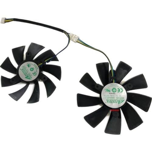 GTX1070 MINI VGA GPU Cooler 4Pin Graphics Card Fan For ZOTAC GeForce GTX 1070 Ti Mini Video Card Cooling As Replacement