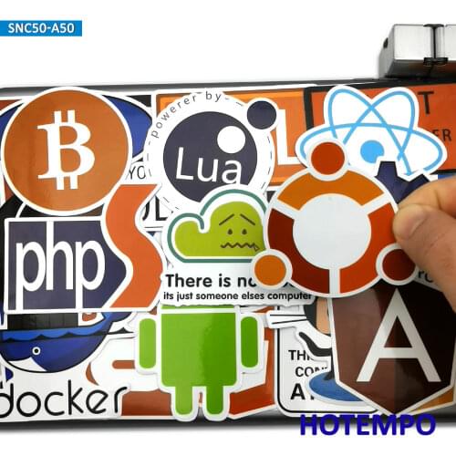 50pcs Programming Internet Html Software Geek Hacker Developer Stickers for Mobile Phone Laptop Luggage Skateboard Decal Sticker