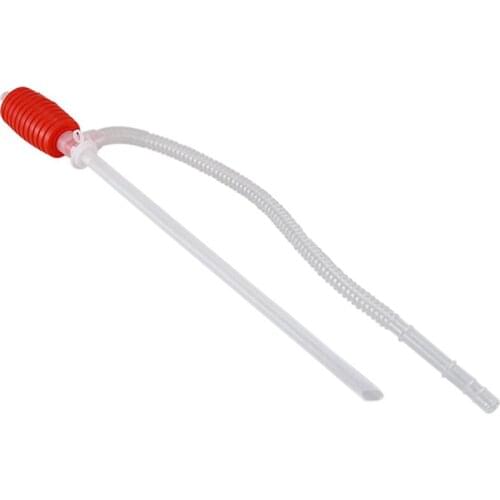 Manual Hand Siphon Syphon Oil Water Petrol crude oil engine Fuel Liquid Transfer Pump Pipe