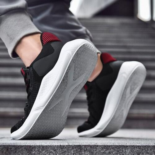 Sapatos zapatos casuales shoe leisure Sneaker Male sneakers para sale Light Breathable sneaker Men slip Shoes knitting sport on