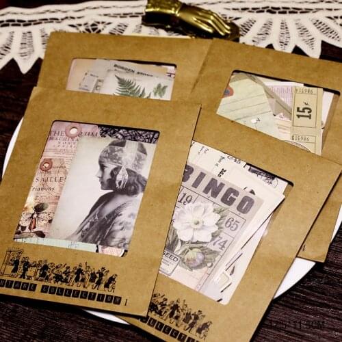 Old photo old logo TAG mixed sticker three-dimensional sticker Scrapbooking Happy Planner/Card Making/Journaling Project D002