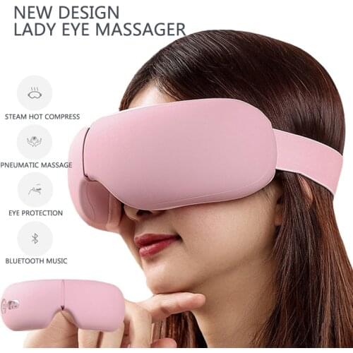 4D Smart Airbag Vibration Eye Massager Eye Care Instrument Hot Compress Bluetooth Eye Fatigue Massage Glasses Electric Eye Care