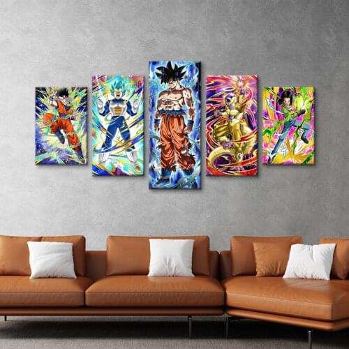 Anime Cartoon Canvas Painting Dragon Ball Posters and Prints Print Mural Pictures Childrens Room Home Wall Decoration Boy Gifts