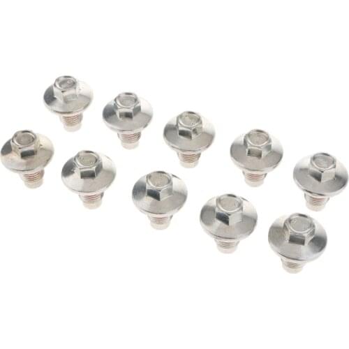 10Pcs Oil Pan Drain Plug & Gasket For 03-19 Dodge Chrysler Jeep M14x1.5