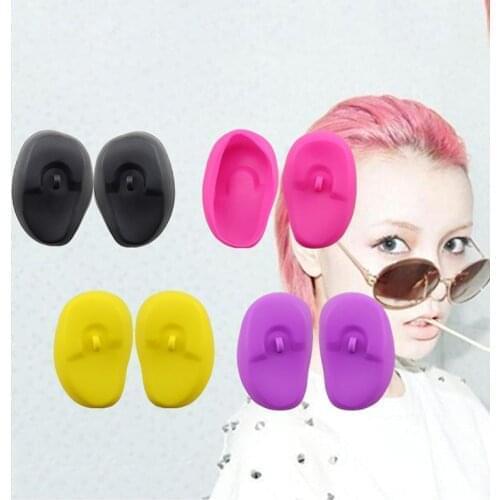 2 Pairs Soft Silicone Portable Ear Protect Covers Hurt Ear Bath Protection Barber Shop Shampoo Earmuffs Anti Water