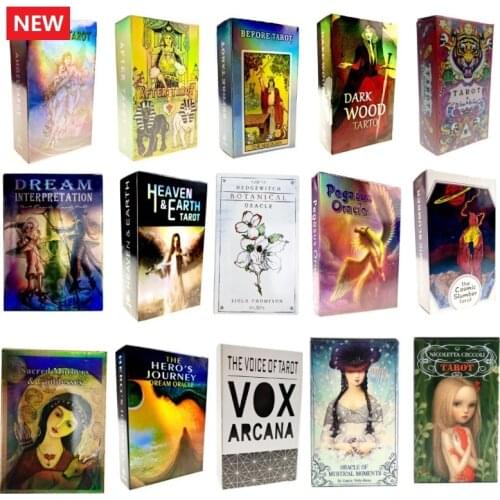 24 Styles Angel Tarot Cards Board Games English For Family Gifts Party Tarot Playing Card Table Game Entertainment With PDF