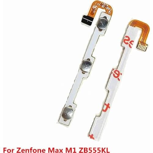 30PCS/Lot Power & Volume Side Key Buttons Flex Cable For ASUS Zenfone MAX M1 ZB555KL