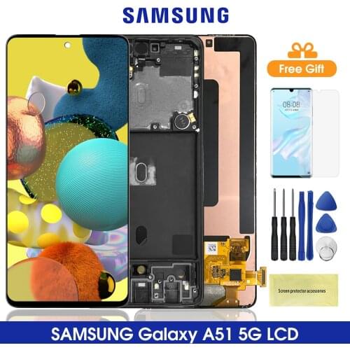 6.5'' Original Screen For Samsung Galaxy A51 5G Lcd Display Touch Screen Digitizer Parts For Samsung A516 SM-A516F SM-A516F/DSN