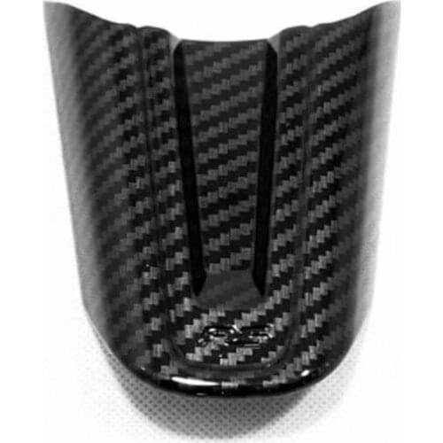 Accessories Fit For Mazda 3 2019 2020 ABS Auto Steering Wheel Frame Molding Cover Kit Trim Carbon Fiber Look