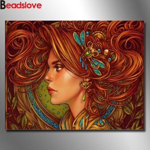 5D diamond embroidery girl Megara Diamond painting character rhinestones icons diamond mosaic sale Cross stitch Home decoration