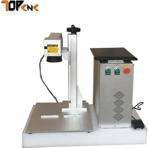 Logo printing fiber marking machine 30w laser engraving machine on bulbs pens