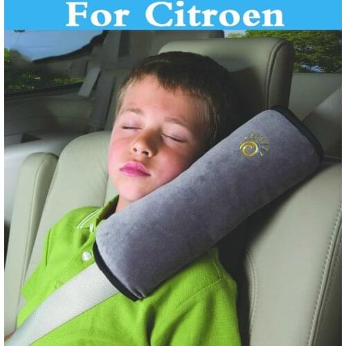 Auto Pillow Covers Safety Belt Shoulder Pad Cover Car styling For Citroen DS3 DS4 DS5 Xsara C-Crosser C-Elysee C-ZERO