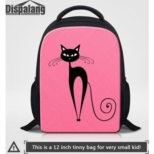 Dispalang Girl Backpack School Bag Cat Animal Printing Kindergarten Bookbag Children Outdoor Bagpack Toddler Preschooler Rugtas