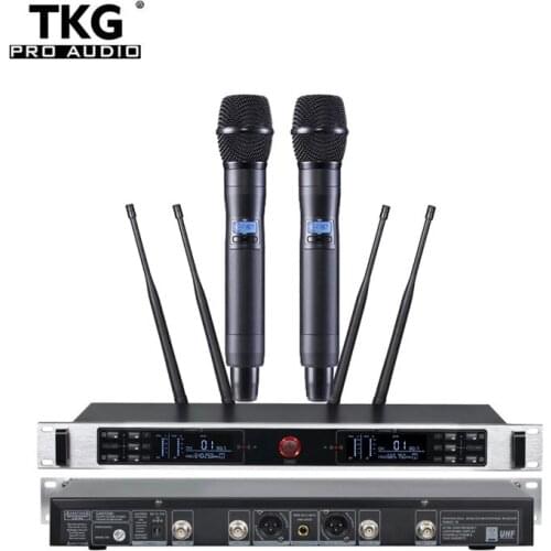 TKG TURE DIVERSITY 640-690MHz UR-3000 uhf dual-channel wireless mic enping wireless microphone