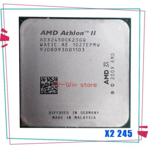 AMD Athlon X2 245 2.9GHz Dual-Core CPU Processor ADX245OCK23GM ADX245OCK23GQ Socket AM3 938pin