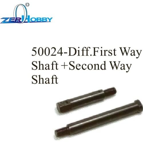 HSP RACING RC CAR SPARE PARTS DIFF. FIRST WAY SHAFT AND SECOND WAY SHAFT FOR HSP 1/5 SCALE CARS 94050, 94052 (PART NO. 50024and5