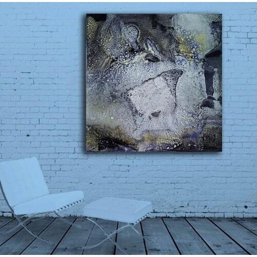 Fashion Oil Painting Abstract Ultra Blue I Paiting Home Decor On Canvas Modern Wall Art Canvas Print Poster Canvas Painting
