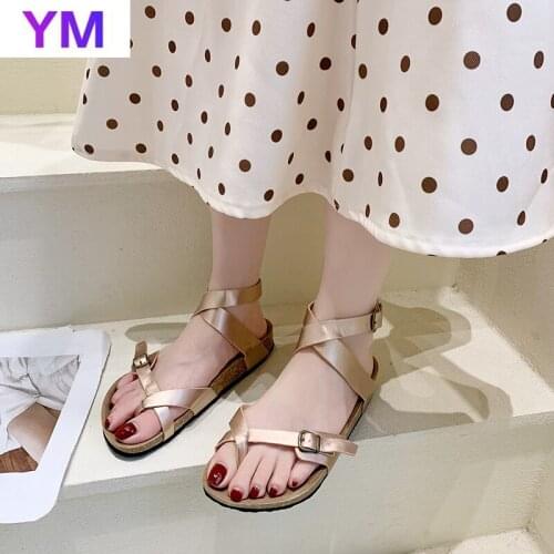 Fashion 2021 Rome Sandals Women Wedges Buckle Ladies Sandals Casual Comfortable Summer Shoes Femme Sandals Sandalias Mujer 35-43