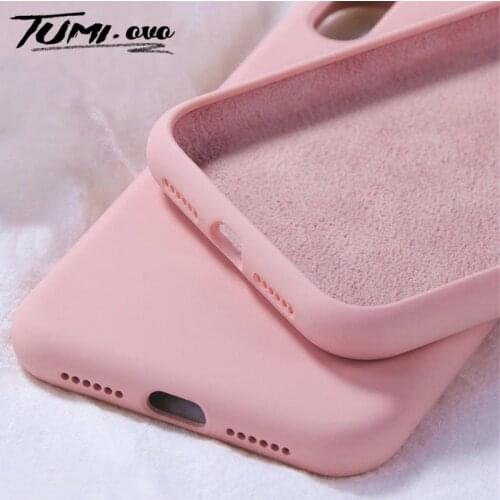 Soft Silicone Liquid Case For Huawei Honor 8 8X Max 9 9i Lite 9X 10 10i 20 20i Pro Soft Cover for Huawei Y5 Y6 Y7 Y9 Prime 2019