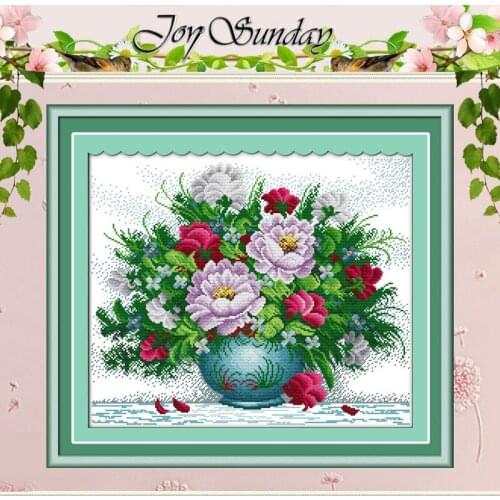 Amaranthine Roses Patterns Counted Cross Stitch 11CT 14CT Cross Stitch Set Wholesale Cross-stitch Kit Embroidery Needlework