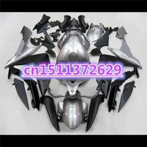 100%new Fairings for YZF R1 07 08 YZF-R1 07-08 silver black YZF1000 R1 07 08 YZF R1 2007 2008 fairing kits-D for Yamaha