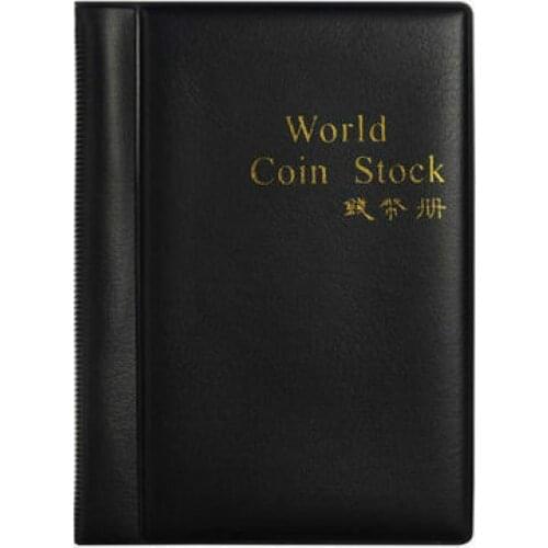 120 Coins Collection Holders Storage Money Penny Pocket Album Book Folder