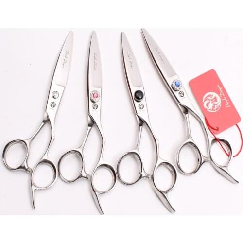 Z1022 6" 17cm Purple Dragon TOP GRADE JP 440C Barber Scissors Hairdressing Scissors Cutting Scissors Professional Hair Scissors