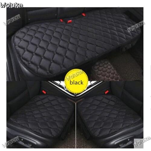Car seat cushion winter plush backless three - piece non - slip non - tie winter warm car seat cushion CD50 Q06