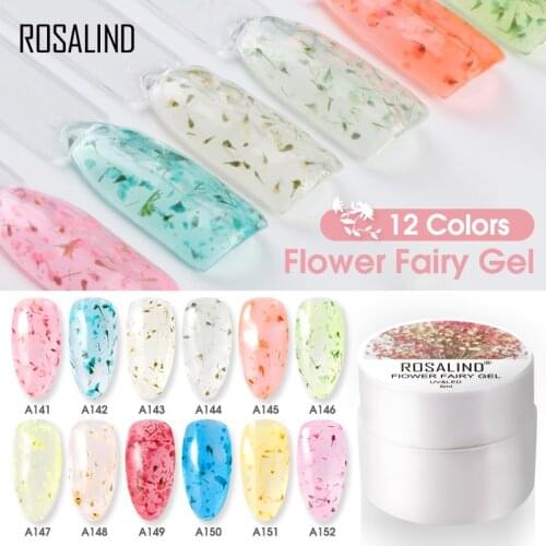 ROSALIND Nail Polishing Gel Quick-Dry Phototherapy Glue Nail Poly UV Enamel Semi Permanent 7ml