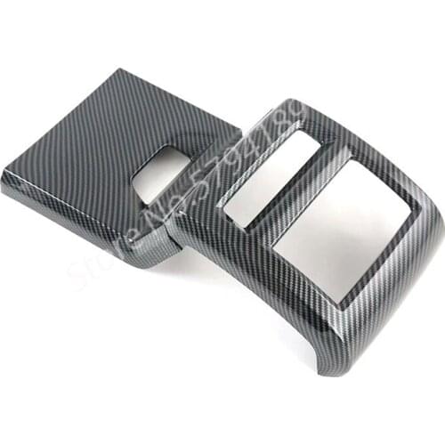 For VW Golf 8 MK8 R 2021 2022 Rear Seat Air Conditioning Vent Cover Trim Anti-Kick Frame ABS Car Accessories