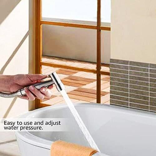 Handheld Toilet Bidet Faucet Sprayer Stainless Steel Bathroom Bidet Sprayer Set Toilet Self Cleaning Shower Head Anal Douche