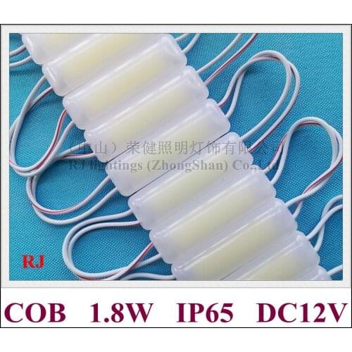 LED light module injection COB with lens ultrasonic seal DC12V 1.8W 50mm*16mm*9mm IP65 super quality 3 year warranty CE ROHS