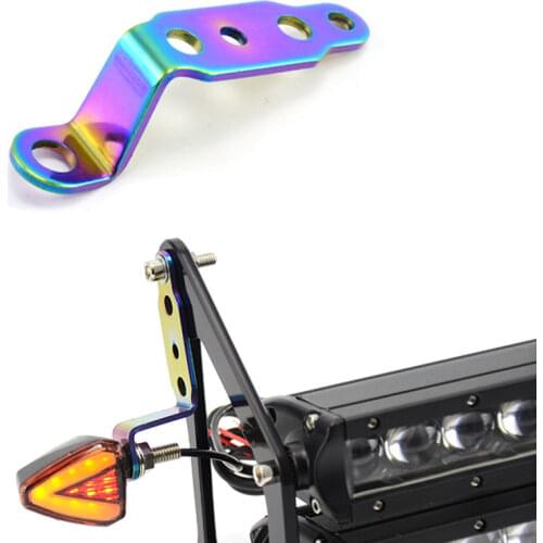 Universal Motorcycle Headlight Mount Brackets Fork Ear Chopper Headlamp Holder Adjust Motor Fork Mount 1pc