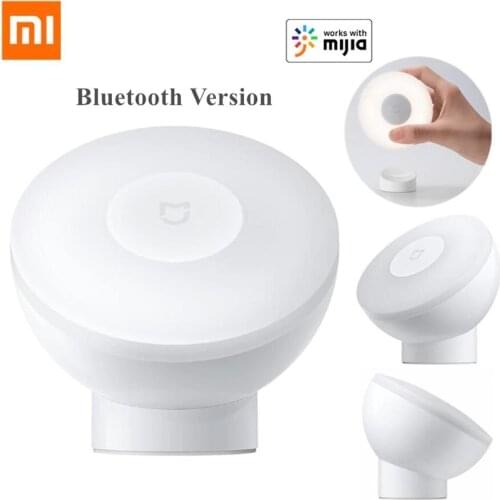 XIAOMI Mijia LED Night Light 2 Magnetic Attraction MI Night Lamp 360 Degree 2 files Adjustable Infrared Body Motion Sensor