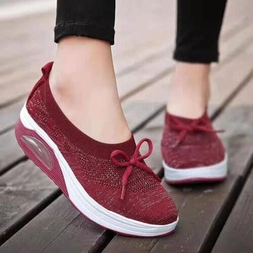 Spring Women Vulcanize Shoes White Sneakers Shoes Ladies Slip On Breathable Shallow Casual Loafers Plus Size chaussure