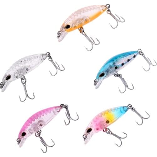 Hard Fishing Lures Floating Crank Bait Swimbait For Bass Pike 4cm Bassbaits