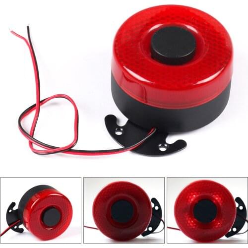DC 12V-24V 105dB With LED Warning Siren Sound Signal Backup Alarms Horns Beep Reverse Air Horn for the Car Boat Truck TT102098