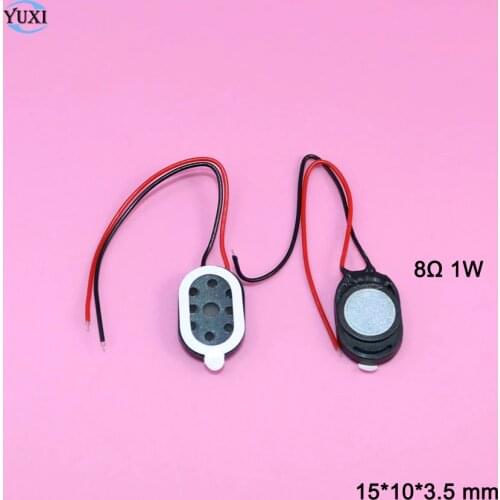 YuXi 1pcs Brand New Replacement parts 15*10*3.5mm Elliptical loud speaker horn ringer buzzer for cell phone. 8 ohms 1W
