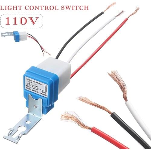 1PC Street Light Switch Photo Control Sensor Auto AC 110V 10A 50-60Hz Automatic On Off Photocell Garden Light Switch