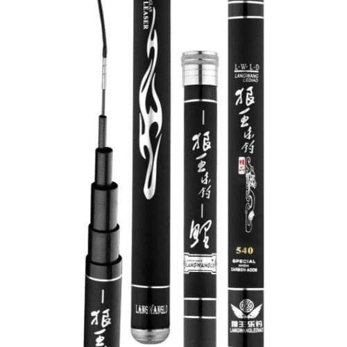 3.6m7.2m Taiwan Fishing Rod Telescopic Fishing Olta Carbon Fiber Ultra Light Hard Travel Carp Fishing Pole Feeder Fishing Tackle