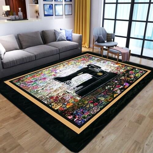 3D Carpets Sewing machine Pattern Kids Bedroom play floor Mats Children Memory Foam Bedside Area Rugs Flowers Living Room Carpet