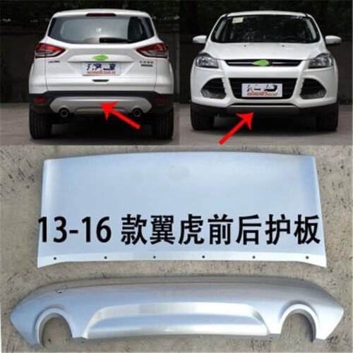 ABS Front+Rear car bumper cover trim plastic Bumper bars front and rear bumper For Ford Kuga 2013-2016 Car styling