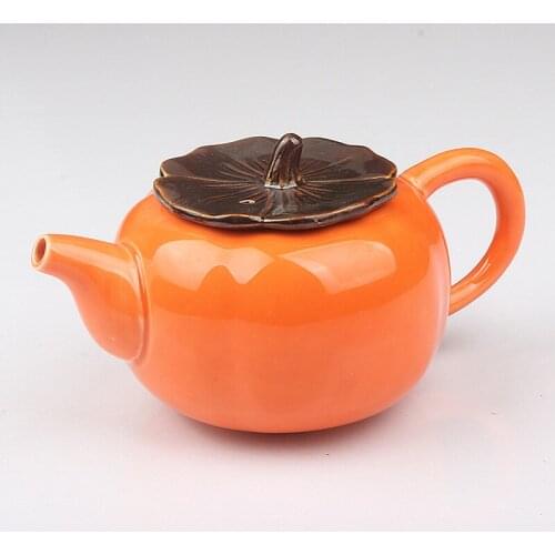 Chinese style tea pot ceramic single small teapot household creativity teaware puer kungfu tea maker 210ml