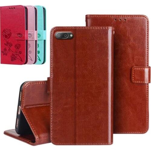 For Leagoo Z13 Case 5" 5 Colors Flip Soft Leather Crazy Horse Exclusive Phone Cover Stand Cases Credit Card Slots Wallet Capa
