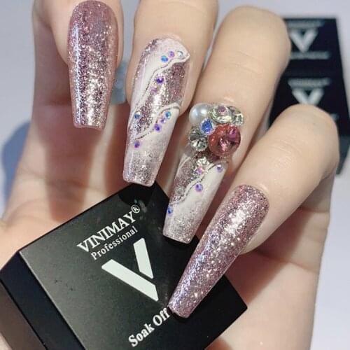 Nail-Art-Rhinestones Decorations Polish High-density Silver Foil Nail Polish Glue Ultra-thin DIY Decorative Tin Foil Nail Glue